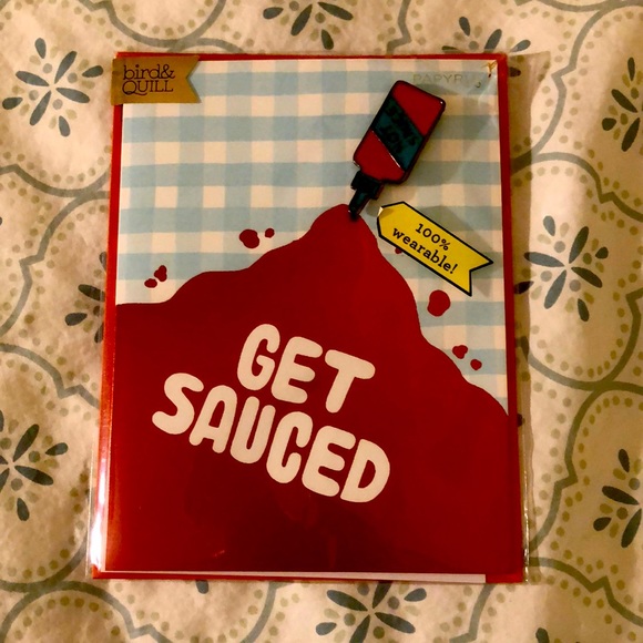 Papyrus Party Supplies Get Sauced Papyrus Birthday Card With